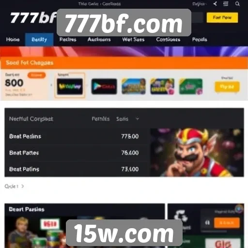 Comparativo entre 777bf.com e concorrentes no mercado