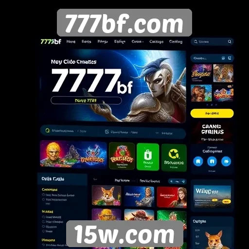 Análise da interface do usuário no 777bf.com