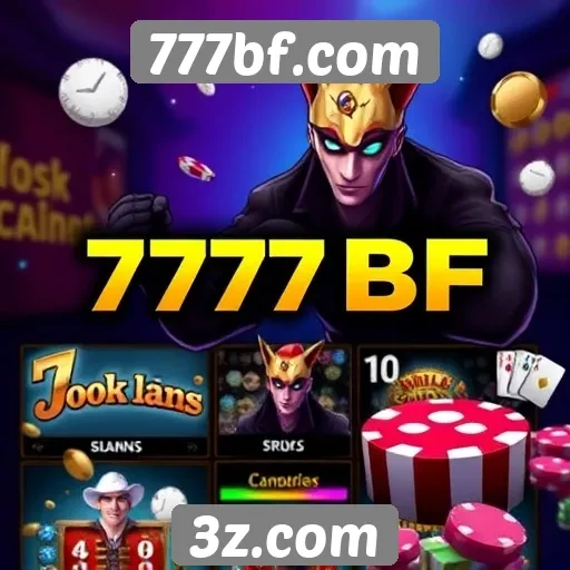 Variedade de jogos disponíveis no site 777bf.com